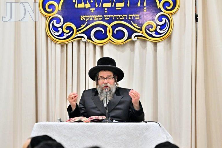 שיחת חיזוק והתעוררות אדמו''ר מסקולען לרגל ימי השובבי''ם צילום יהושע פרוכטר (14)