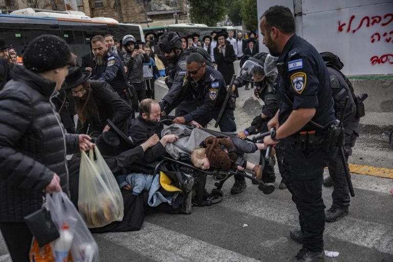 ULTRA ORTHODOX JEWISH PROTEST