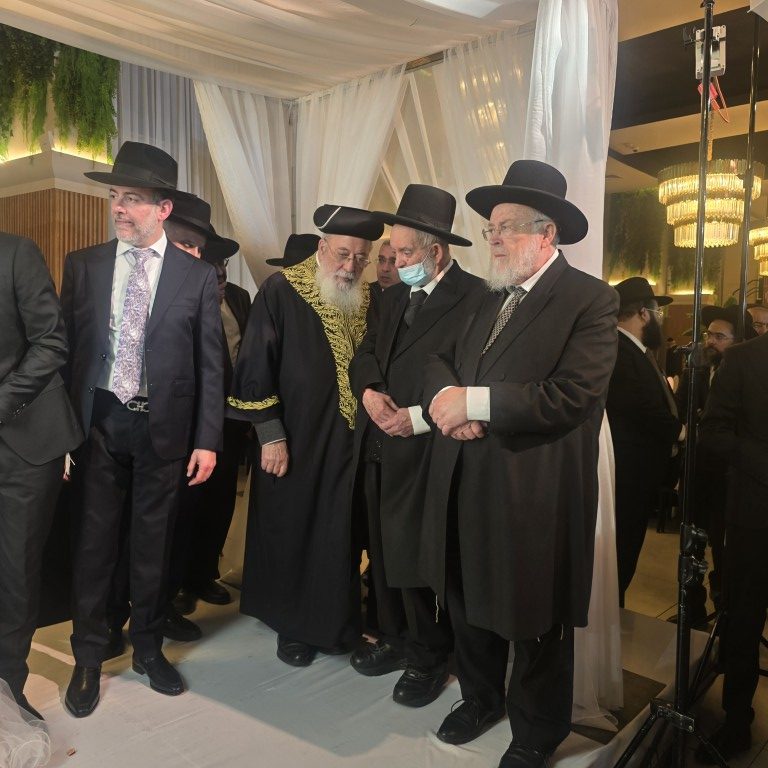 חתונה לנכד רבי יצחק כהן צילום ש.פ
