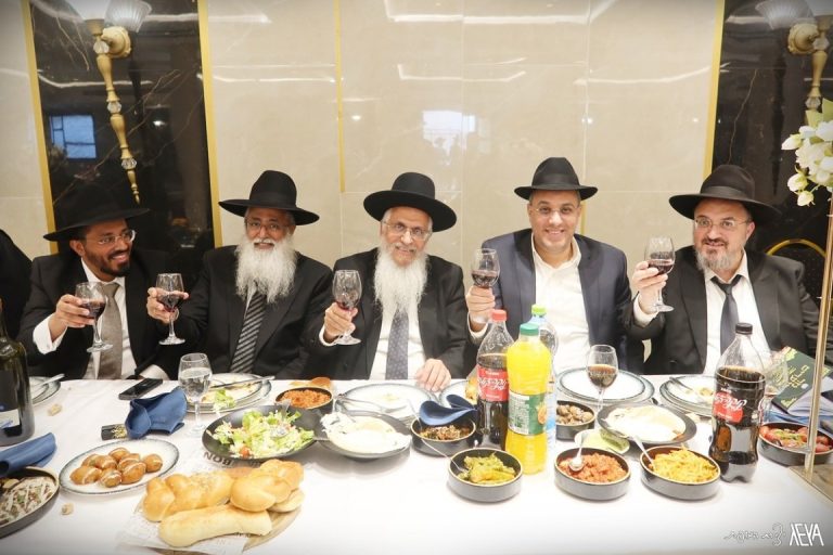 שמחת הברית לבן מנהל רשת בתי ההוראה 'המאורות' וחבר מועצת העיר הרב משה יפת (20)