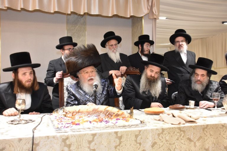 אירוסי בת הרבני הנגיד הרב בערל דסקל עם נכד אדמו''ר ממישקולץ צילום יהודה פרקוביץ (36)