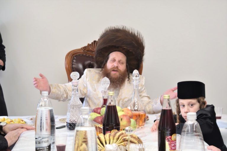 האדמו''ר ממיאלען בלחיים לכבוד המועד 