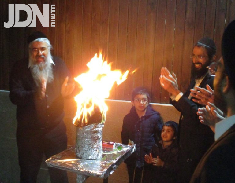 סדר לימוד והדלקת ה קנדיל בחצר רב העדה התוניסאית בירושלים הגר''ח הכהן (5)