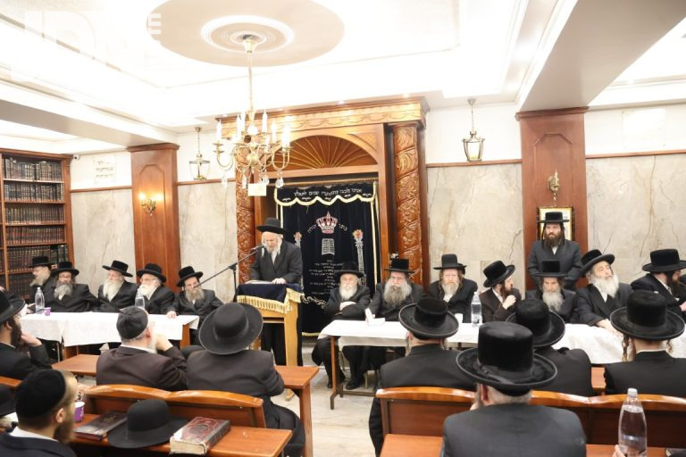 עצרת הספד במלאת ה30 לפטירת אדמו''ר מהר''פ לובינסקי מלעלוב סנהדריה צילום שלומי טריכטר (5)